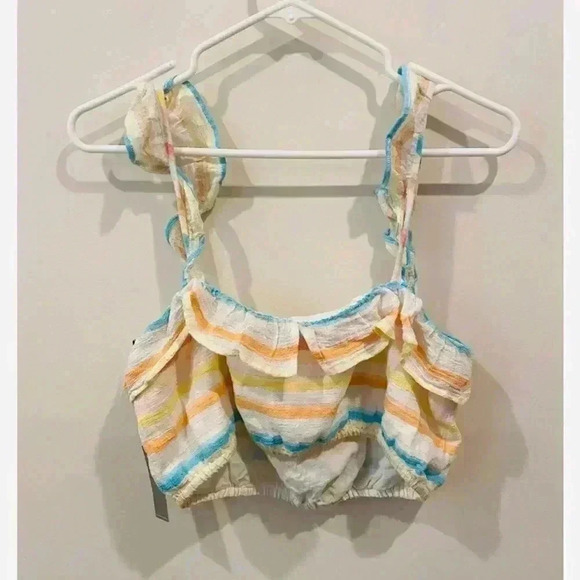 Lovers + Friends Linen Top NWT - Picture 5 of 5